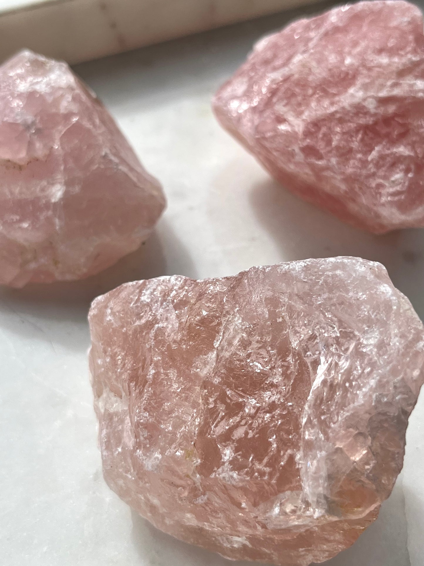 High Grade Rose Quartz Raw Stone