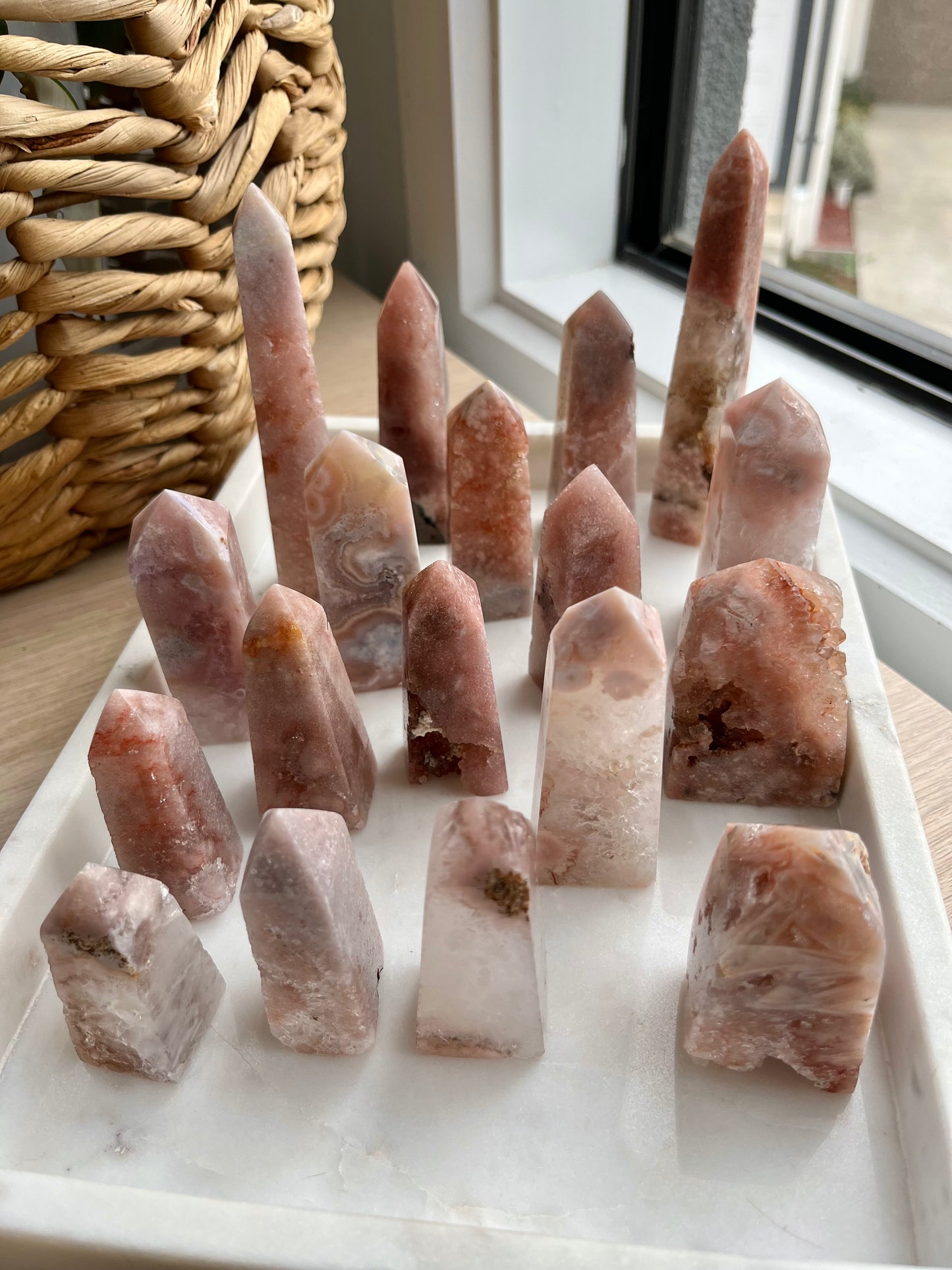 Pink Amethyst Tower (Intuitively Chosen)