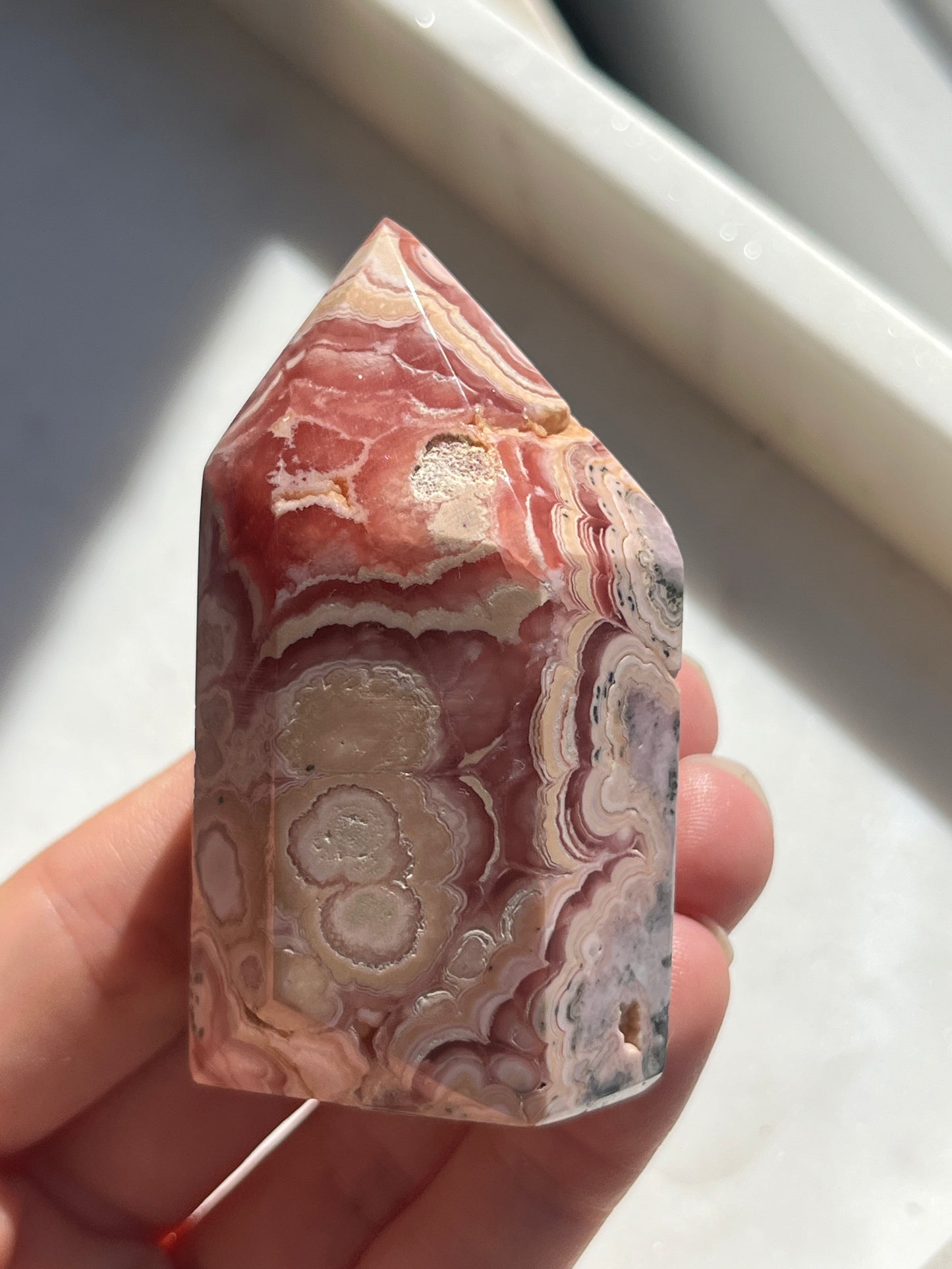 ‘Serle’ Chunky Rhodochrosite Tower #4