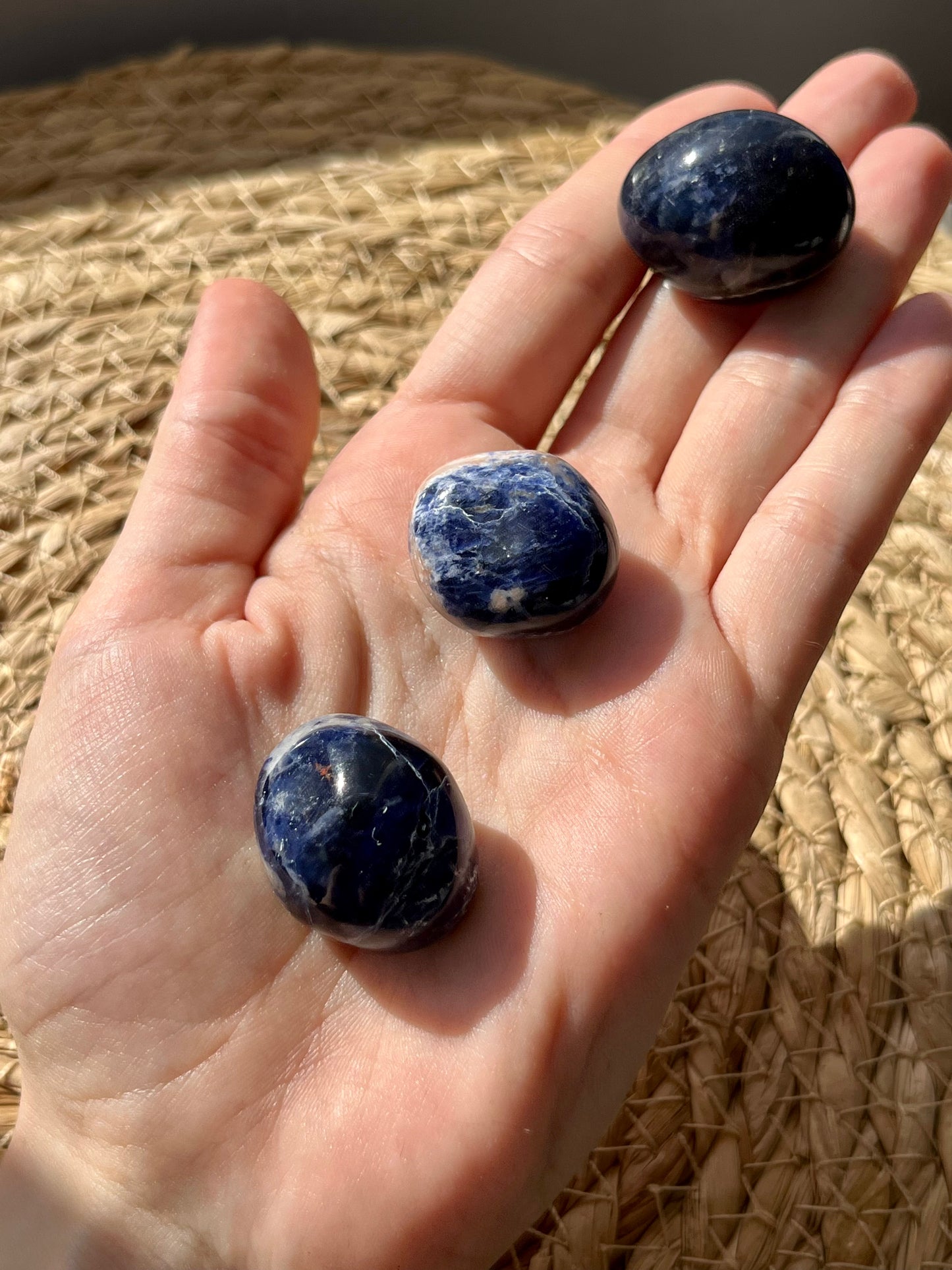 A Grade Sodalite Tumbled Stone