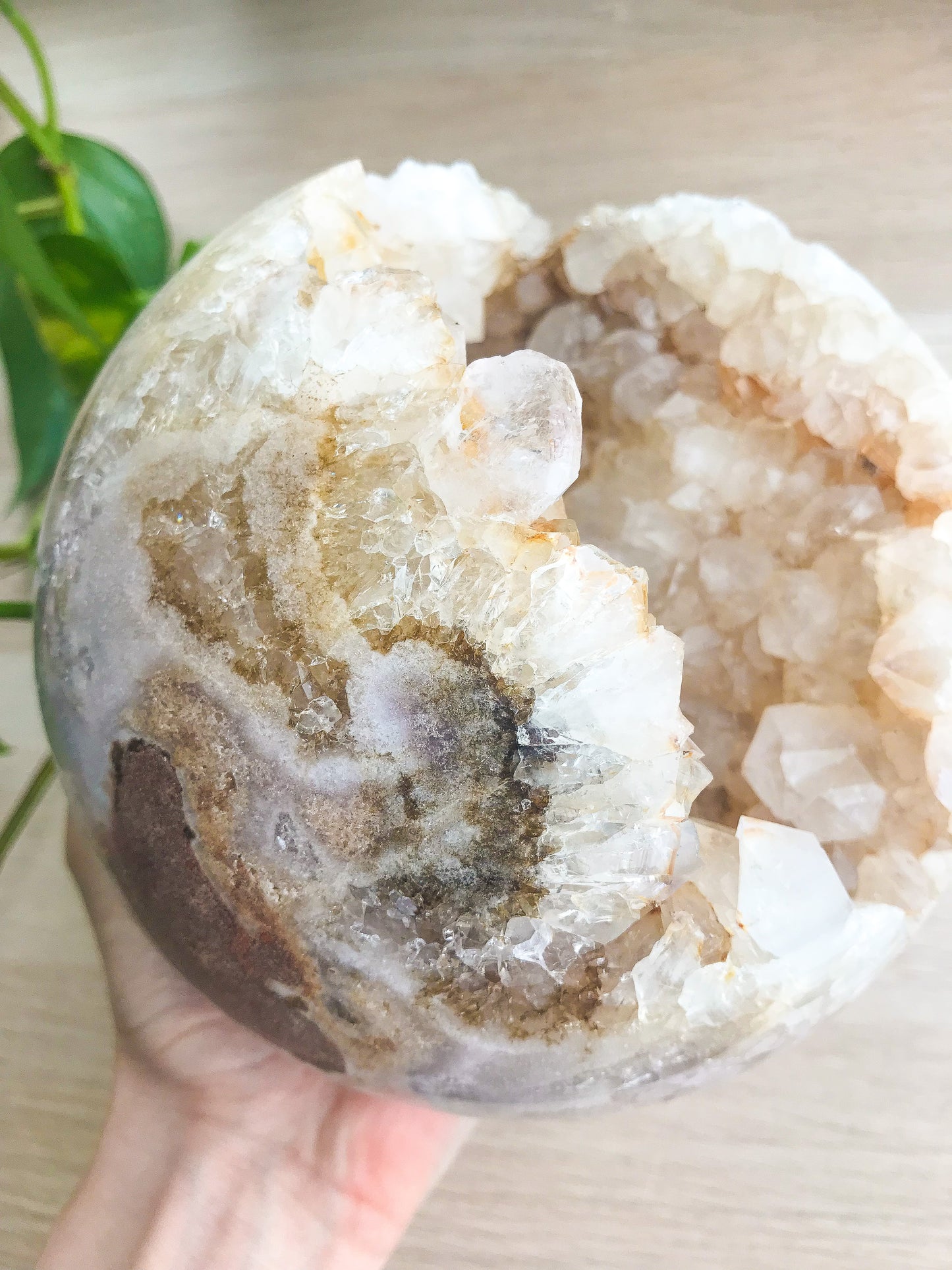 XXL Pink Amethyst Sphere w/Lilac Amethyst & Hematoid Inclusions