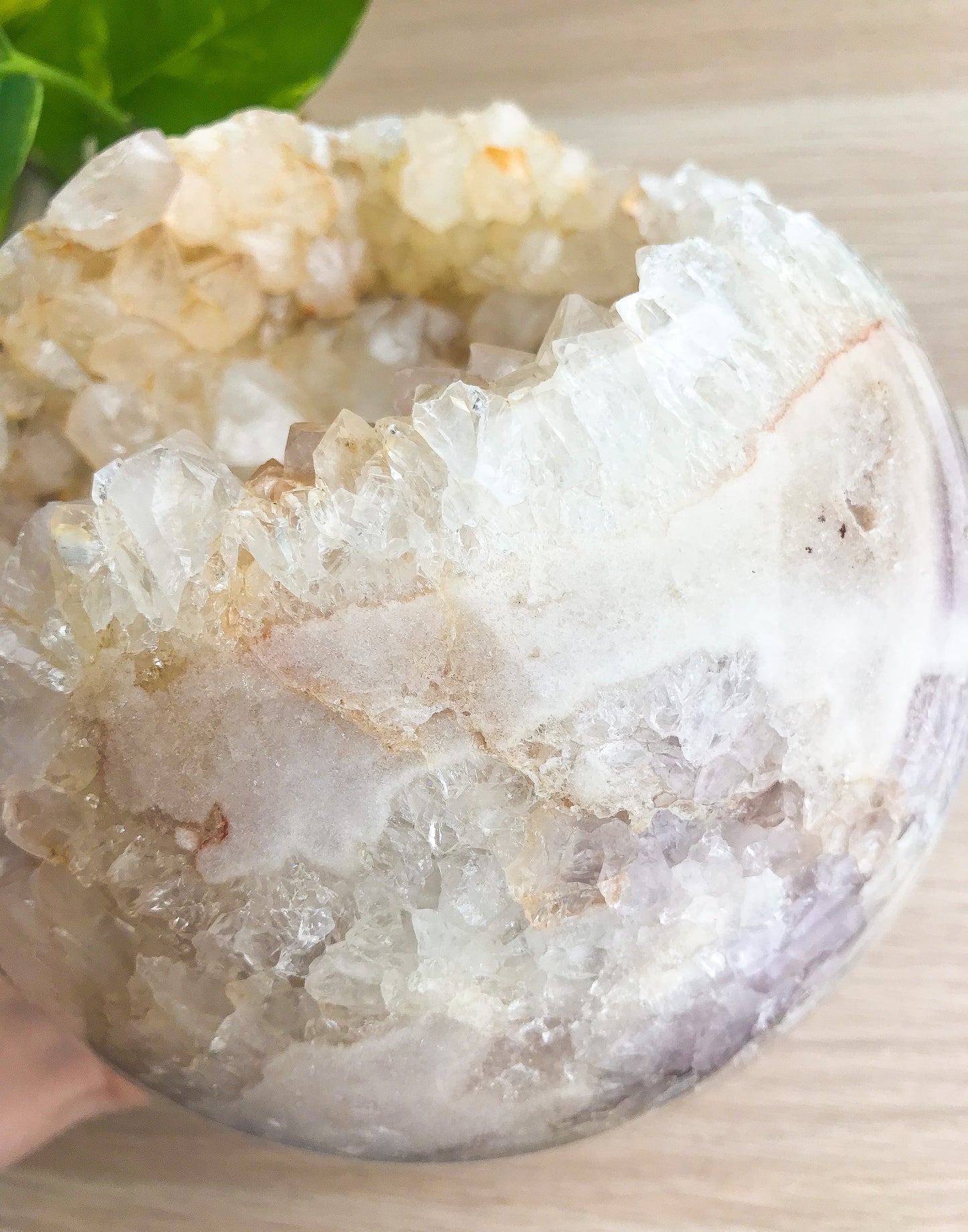 XXL Pink Amethyst Sphere w/Lilac Amethyst & Hematoid Inclusions