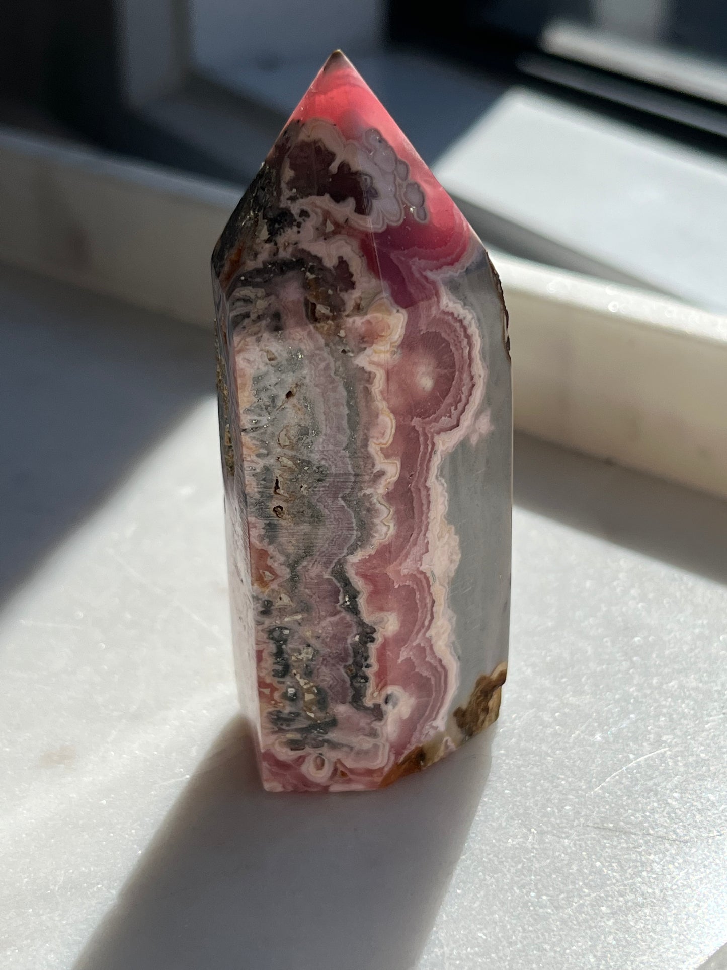 ‘Erlische’ Chunky Rhodochrosite Tower #5