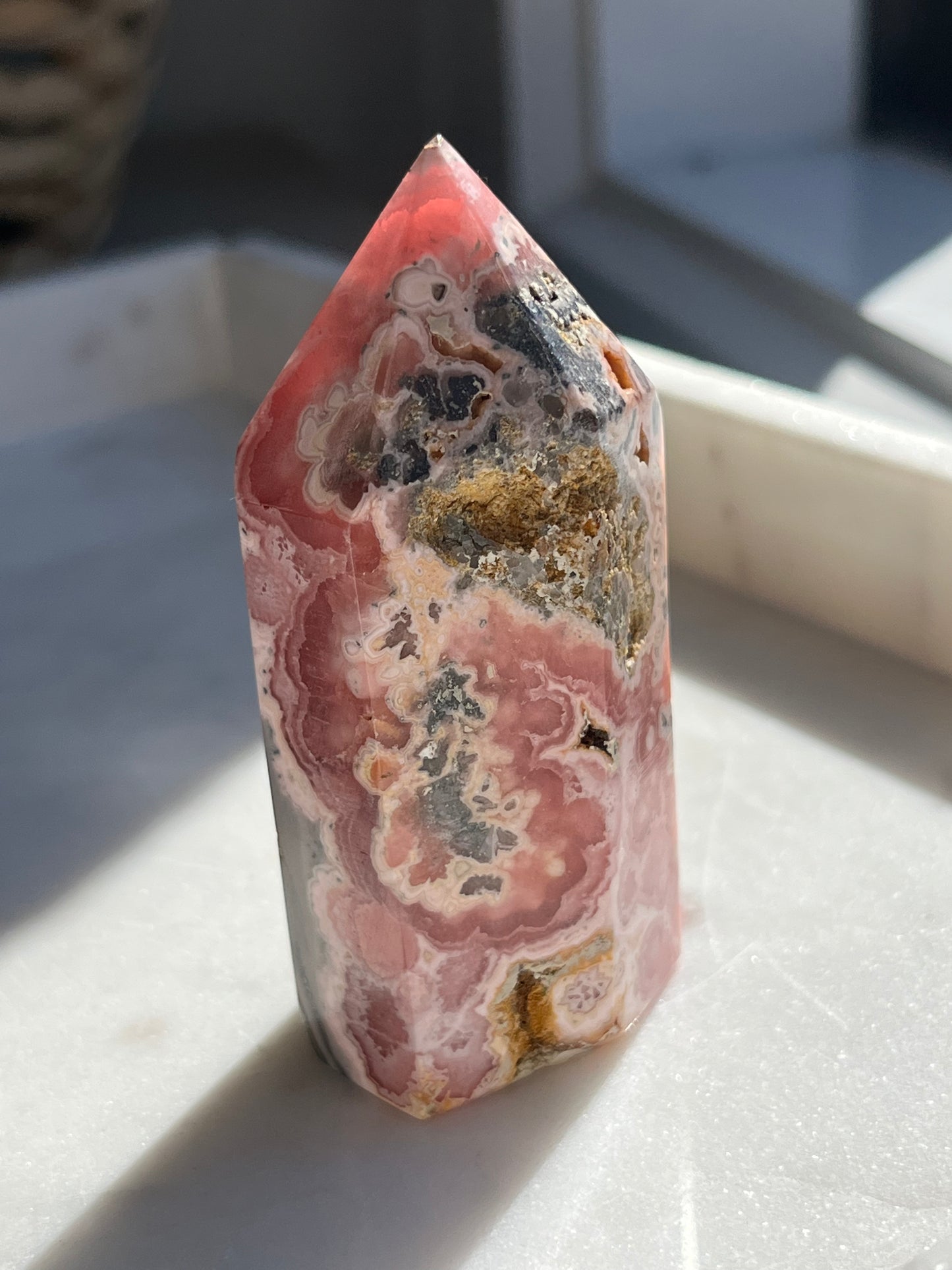 ‘Erlische’ Chunky Rhodochrosite Tower #5